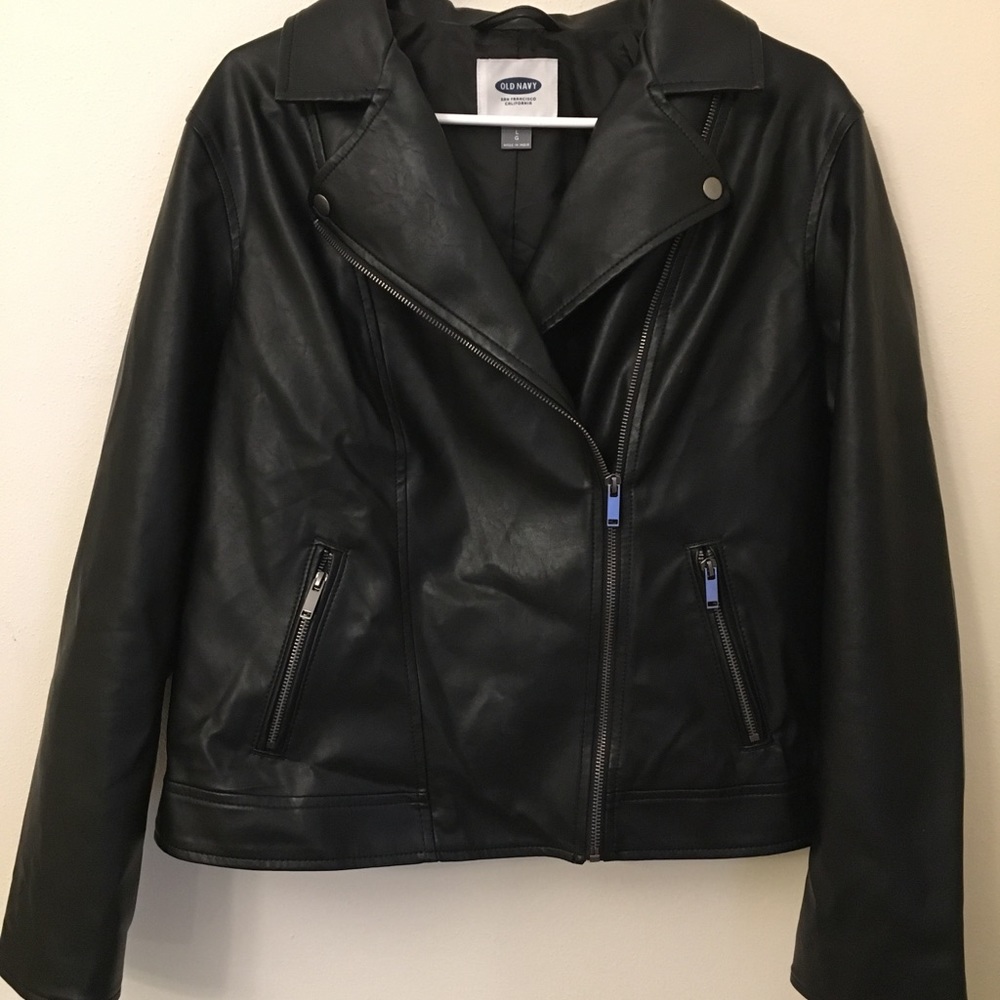 Faux Leather Moto Jacket | Lg